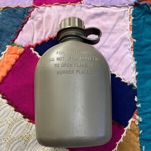 Vintage 1970 Military Water Bottle